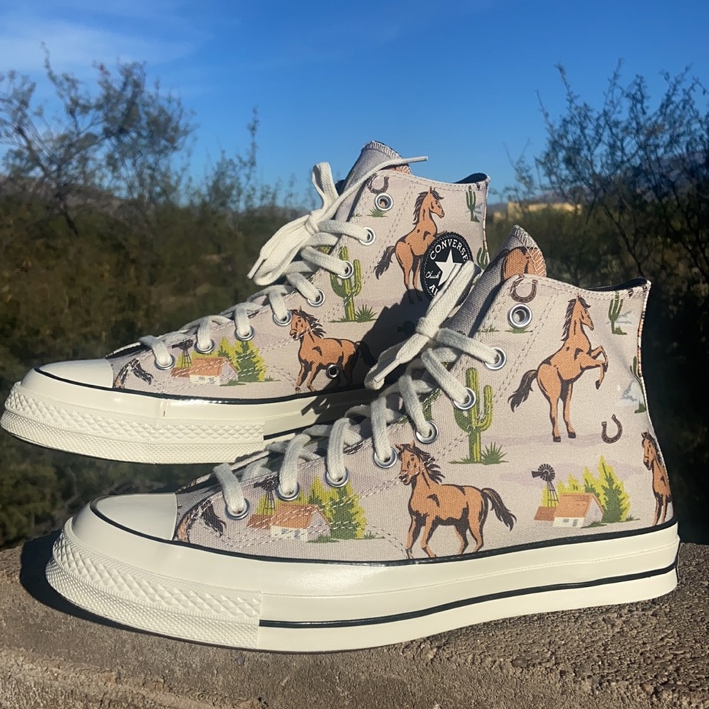 New Western Style men's Chuck 70 Hi Top Sneakers - Picture 2 of 15
